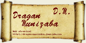 Dragan Munižaba vizit kartica